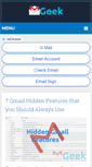 Mobile Screenshot of gmailgeek.com